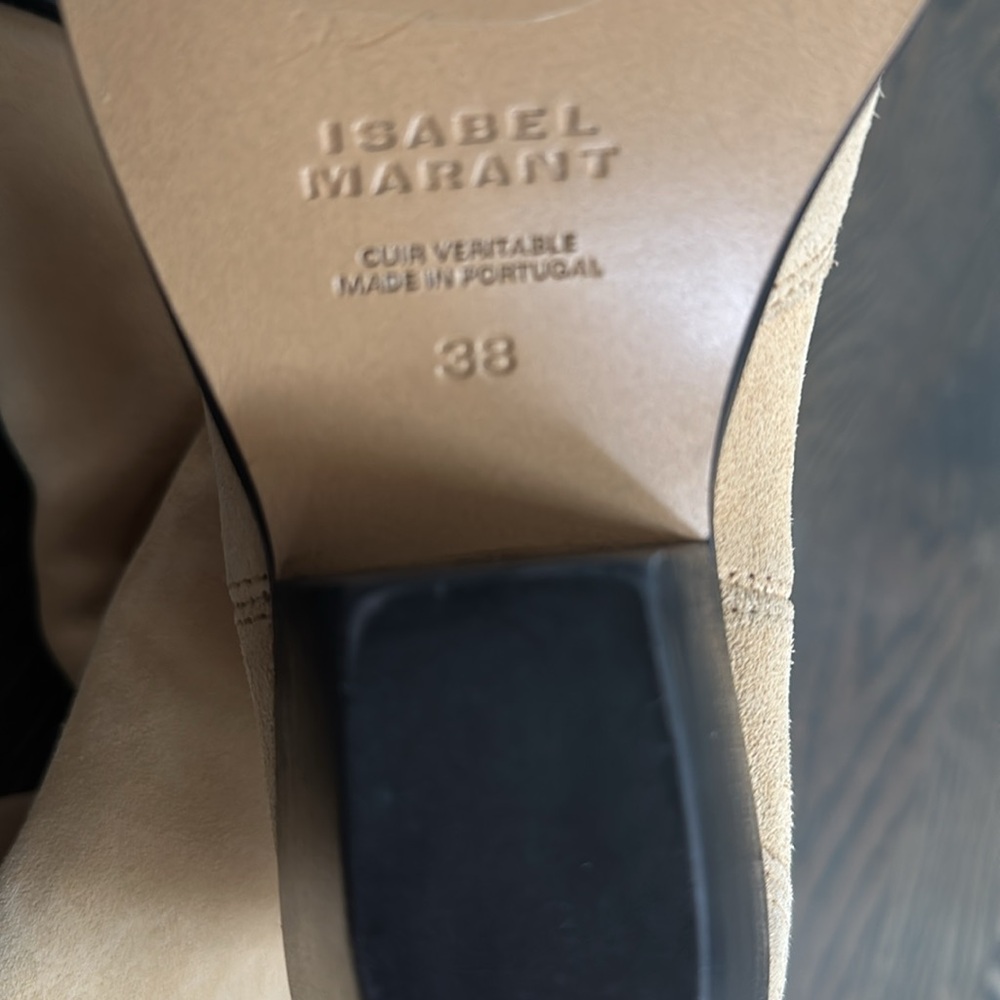 Isabel Marant Denvee Suede Knee-High Boots 38/8 - Picture 8 of 8